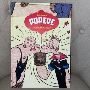 E.C Segar’s POPEYE “I Yam What I Yam” Hardcover book. Oversized book. Great cond